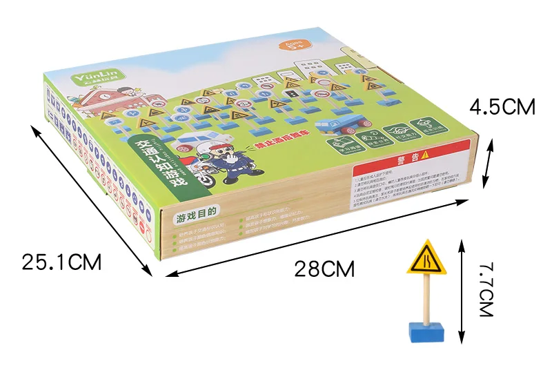 Новинка 35 шт./компл. деревянные уличные дорожные знаки парковка сцена Roadblock знак детские развивающие игрушки набор для детей подарок на день рождения