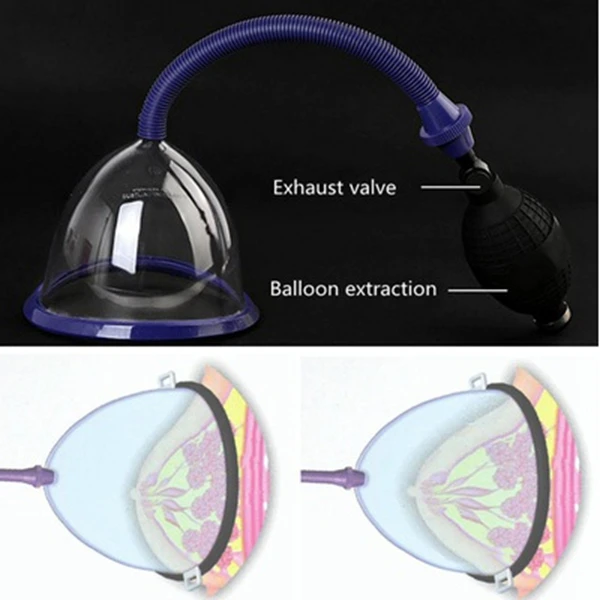 Присоска Женская киска молокоотсос увеличение насосная присоска чашки