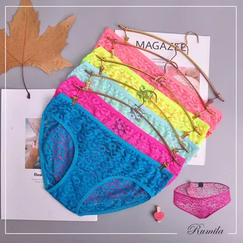 

8color Gift full beautiful lace Women's Sexy lingerie Thongs G-string Underwear Panties Briefs Ladies T-back 2pcs/Lot ac58