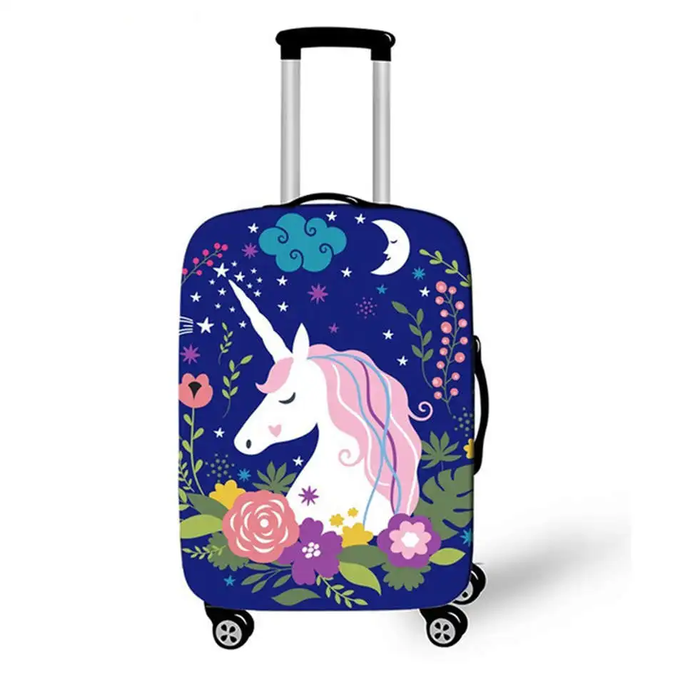 Cartoon Suitcase Case Protective Cover Animals Travel Luggage Thicken Dust Cover Accessories Suitcases Organizer 18 To 32 Inche - Цвет: 11