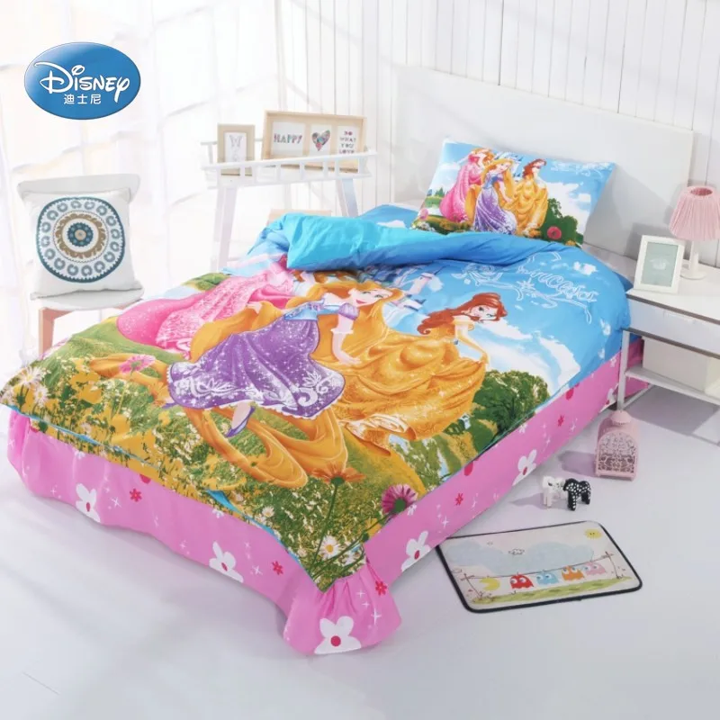 Colorful Tangled Rapunzel Princess Duvet Cover Set For Girls 100