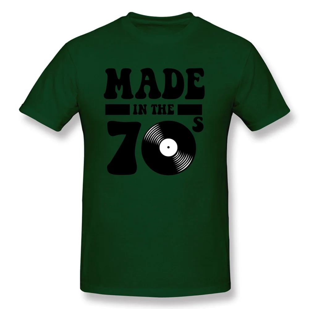 Made in the 70s 17183 100% Cotton Men Short Sleeve Tops T Shirt Design Summer Top T-shirts Comics Tops Shirt Hip Hop Crew Neck Made in the 70s 17183 dark