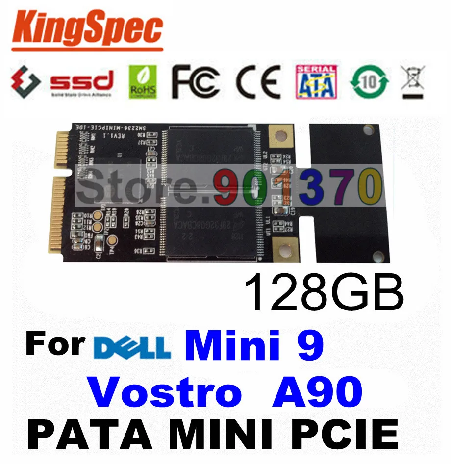 Kingspec PATA Mini PCIE IDE SSD 128GB Internal Hard Drives HD Disk HDD