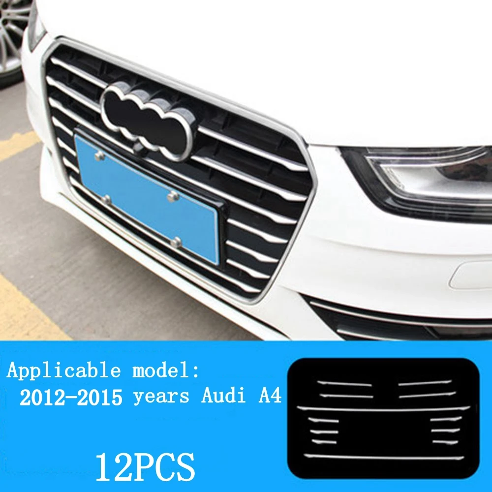 MONTFORD Stainless Steel Auto Accessories Front Middle Grill Trim