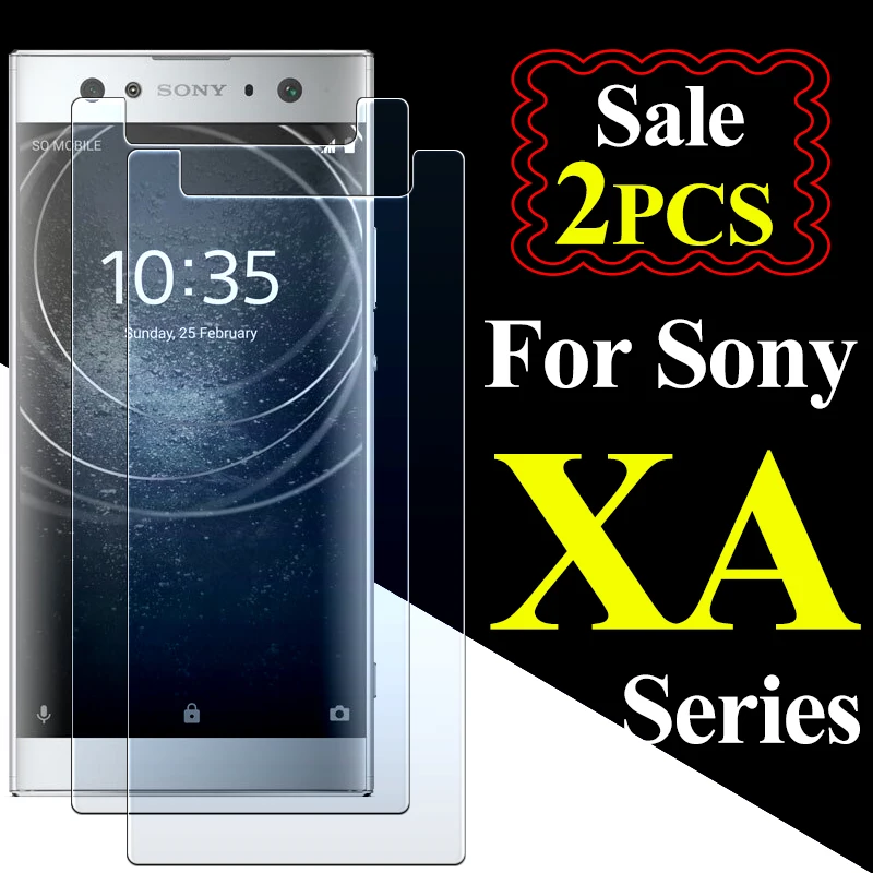 

2PCS lot Protective Glass the For Sony XA2 Ultra Screen protector On Xperia XA1 AX1 AX2 XA 1 2 X A safety Tempered film glas 9h