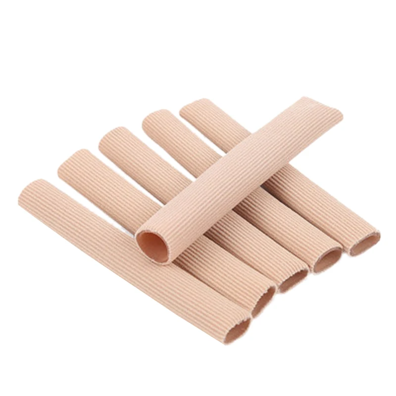1PC 2*15cm Nylon Fabric Gel Tube Sleeves Cover for Hammer Toe Fingers Protector Separators