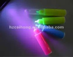 3 цветов УФ в 1 комплект --- Невидимый УФ ручка-ch6019 волшебная ручка с UV LED на Топ новинка 2017 года, стильное