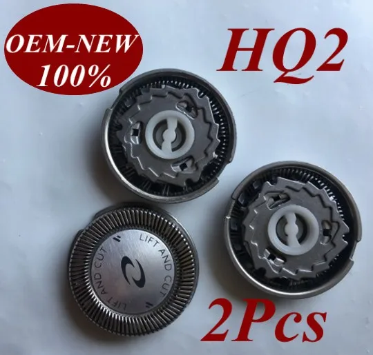 2pcs Hq2 Replace Head Razor Blade For Philips Electric Shaver Hs100