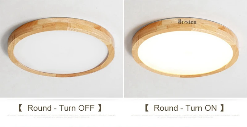 Nordic Simple Modern OAK Wood Ceiling Lamp Ultra thin Japanese LED Ceiling Lights For Bedroom Living Room Kitchen Study Balcony (8)
