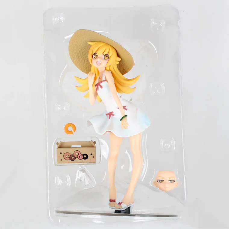 1 piece 17cm Retail Anime Monogatari Bakemonogatari Oshino Shinobu Painted PVC Action Figure Collection Model Toy Free Shipping (2)