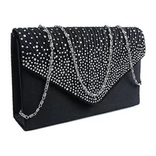 Women Evening Satin Diamond Shoulder Bags Ladies Clutch Party Envelope Bag Mini Square Hasp Diamante Crossbody Bags for Women#20