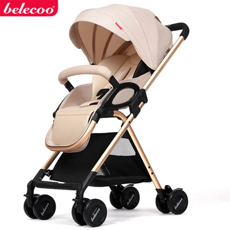

Baby stroller can sit reclining shock absorber umbrella high landscape folding BB hand new listing can sit reclining