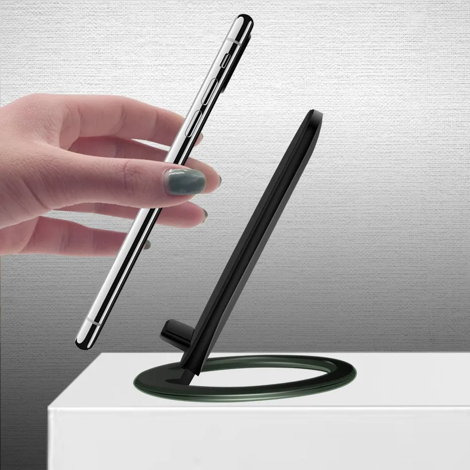 PINGZHENG Universal Wireless Charger For iPhone X 8 Plus Charger Wireless Adapter Android Phone Micro USB Mobile Phone Charger (5)