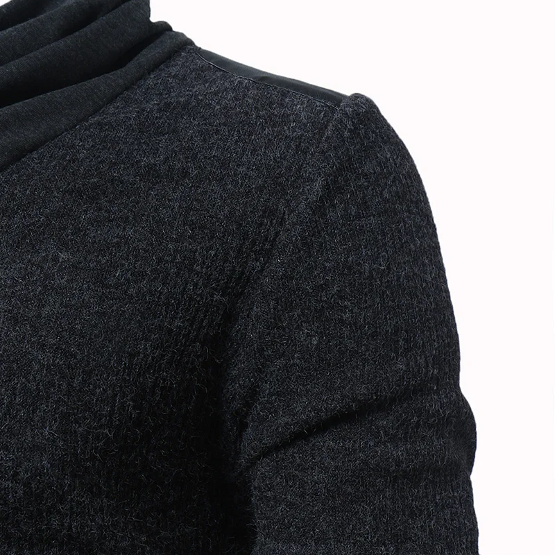 Свитер Для мужчин 2018 Новое поступление Повседневный пуловер Для мужчин осень-зима качество лоскутное вязаное изделие бренд мужской Тонкий