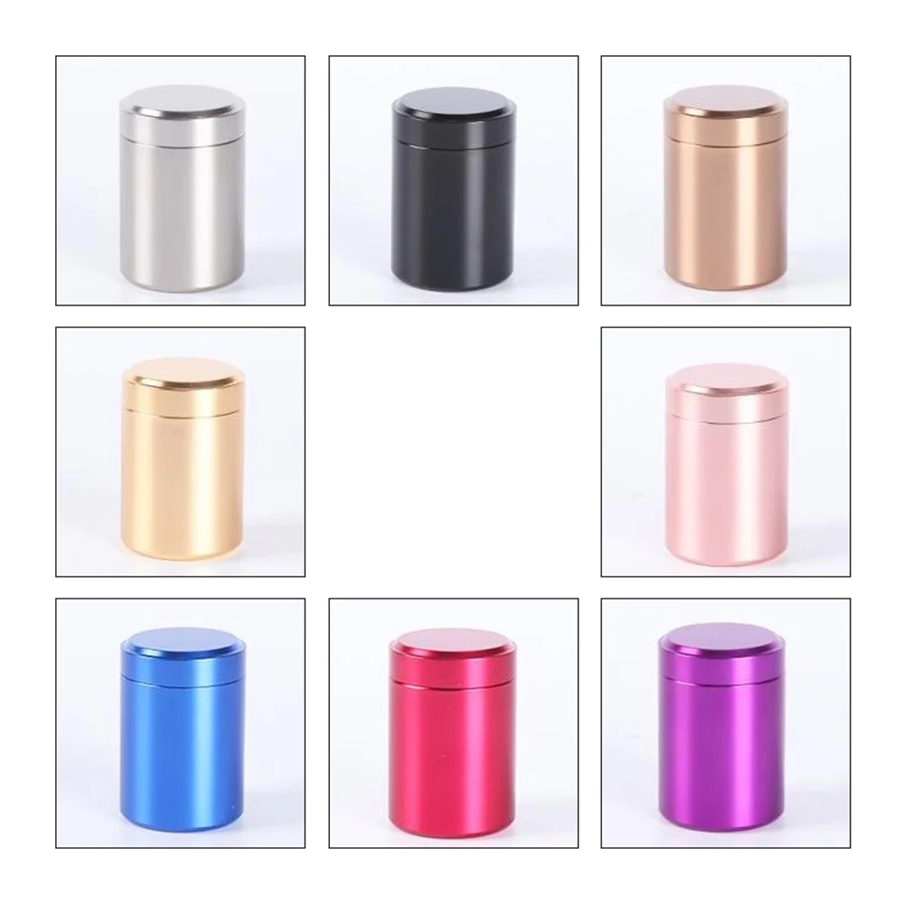 Aliexpress Buy 1Pcs Metal Airtight Smell Proof Container Aluminum 