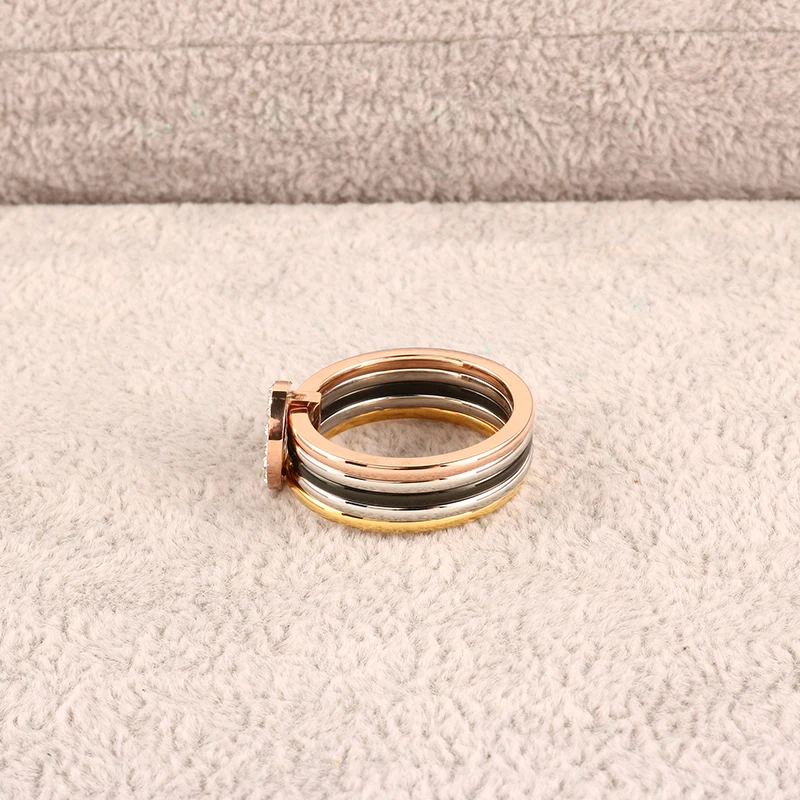 Роскошные юбилейные обручальные кольца CZ кольца для мужчин и женщин смешанные цвета многослойное дерево кольцо женские свадебные ювелирные изделия