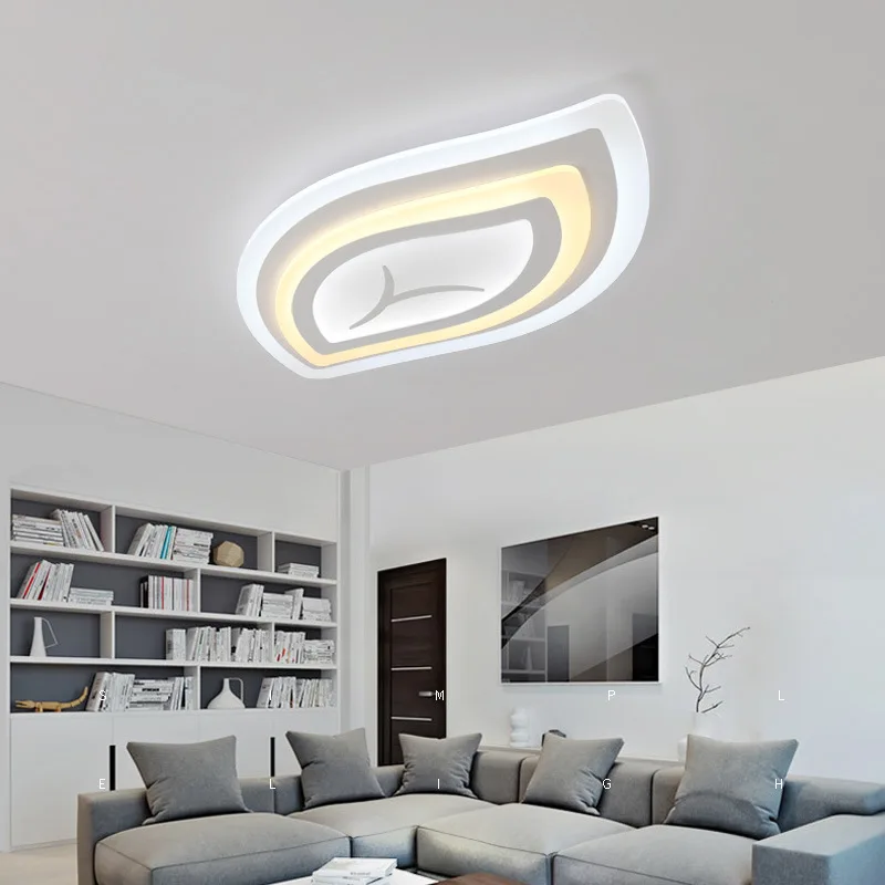 

Nordic led lamps modern minimalist creative personality leaves children room bedroom room lamp living room ceiling lamp