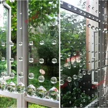 5 струн бисера занавеска хрустальная бусина занавеска для крыльца перегородка дверной занавес декоративный стеклянный хрустальный бисер занавеска