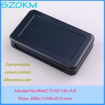 

10 pcs/lot case electronic enclosure pcb plastic-project 66x108x20 mm box for equipment 66x108x20 mm