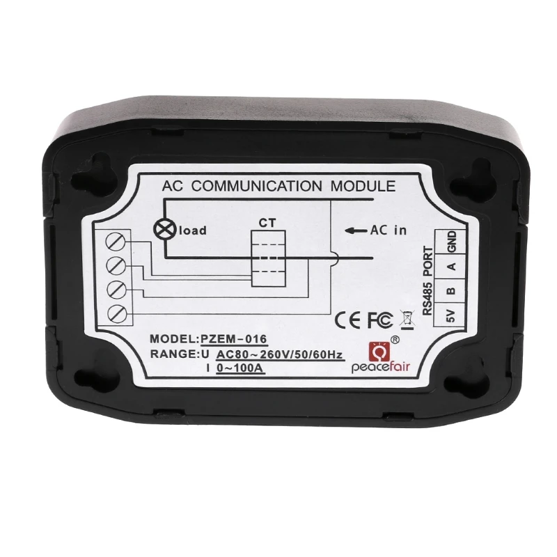 AC 10A Напряжение Ток энергия Гц Коэффициент мощности RS485 Modbus модуль w USB к RS485