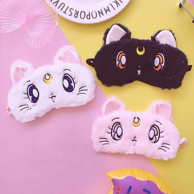 Plush Unicorn Cartoon Sleep Mask Toys for Children Sleeping Mask Eye Soft Cover For Kids Girl Boy Teen Traveling Sleep Eye Aid