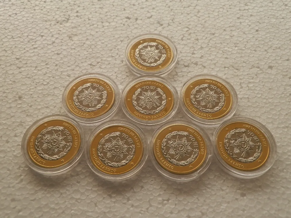 Россия Маршал сувенирная монета 8 шт. в упаковке|lot|lot lotlot coins |