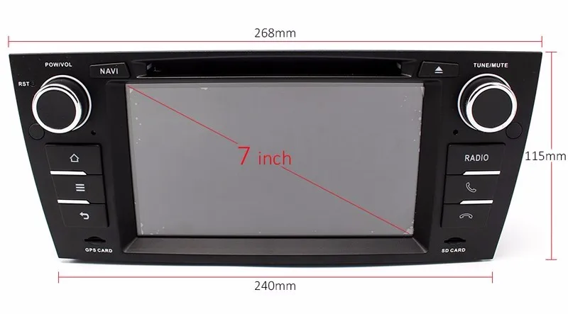Clearance New 7 Inch Car DVD Player For BMW/E90/E91/E92/E93/318/320/325 Canbus Capacitive Screen Radio GPS Bluetooth 1080P 3G USB Ipod Map 7 Clearance New 7 Inch Car DVD Player For BMW/E90/E91/E92/E93/318/320/325 Canbus Capacitive Screen Radio GPS Bluetooth 1080P 3G USB Ipod Map 7