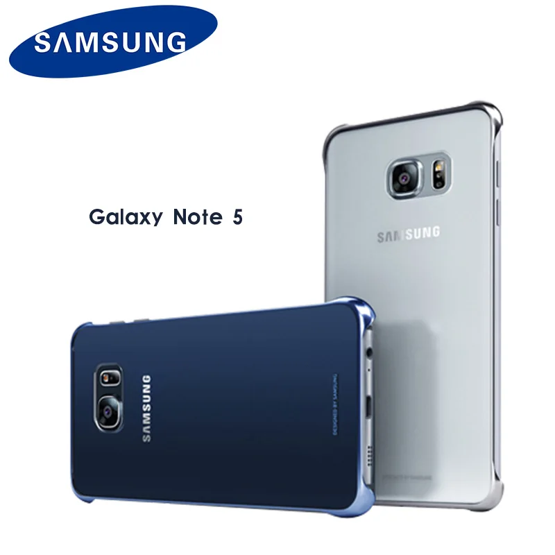 Оригинальный samsung Note 5 чехол для Galaxy N920 противоударный прозрачный Ультратонкий