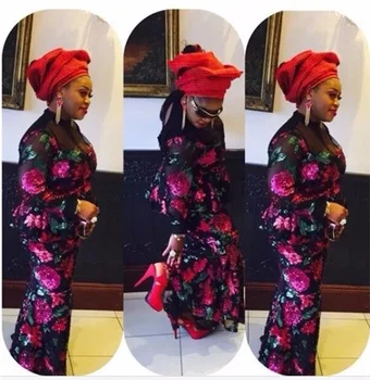 

YG-1142 nigerian tulle lace fabric French Net Lace Fabric sequins with embroidery mesh fabric