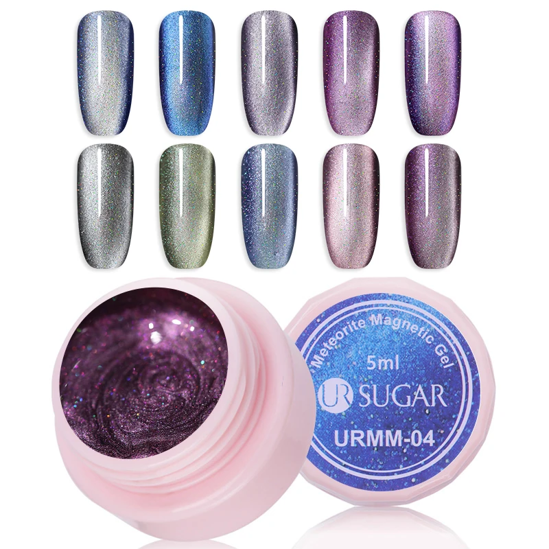 

UR SUGAR 5ml 3D Cat Eye Gel Polish Magnetic Soak Off UV Gel Lacquer 5D Starry Meteorite Wide Effect Nail Art Varnish DIY