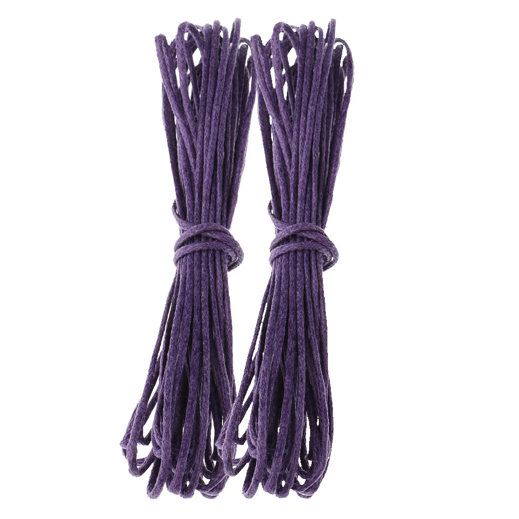 10yd 1.5mm Durable Handmade Leather String Jewelry Making Bracelet DIY Thread Cord for Necklace Bracelet Anklet Craft