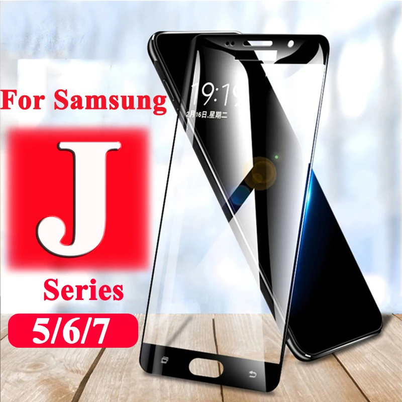 Защитное стекло для samsung j5 j7 2017 защита экрана j 5 6 7 2016 закаленное защитное sansung samsyng