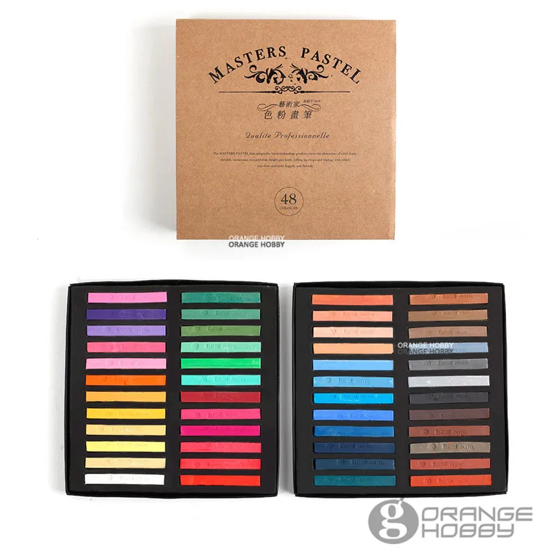 

Maries F2048 Masters Pastel Sticks 48 Colors Set Solid Basic Pastel for Modeling Hobby Painting Model Paint