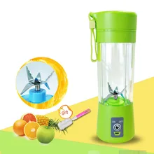 400ml Portable Juice Blender USB Juicer Cup Multi-function Fruit Mixer Six Blade Mixing Machine Smoothies Baby Food dropshipping a1100 home use multi functional blender for juice smoothies with timer lcd panel