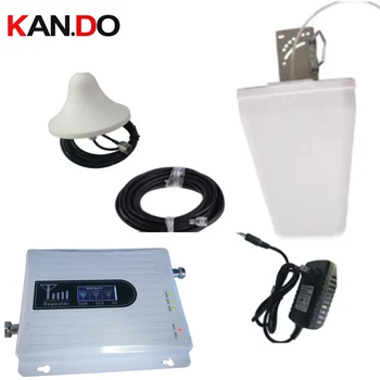 

2G 3G 4G triband repeater w/ cable antenna GSM 900 1800 2100MHZ booster repeater 4g DCS repeater 3G gsm repeater GSM 4G lte