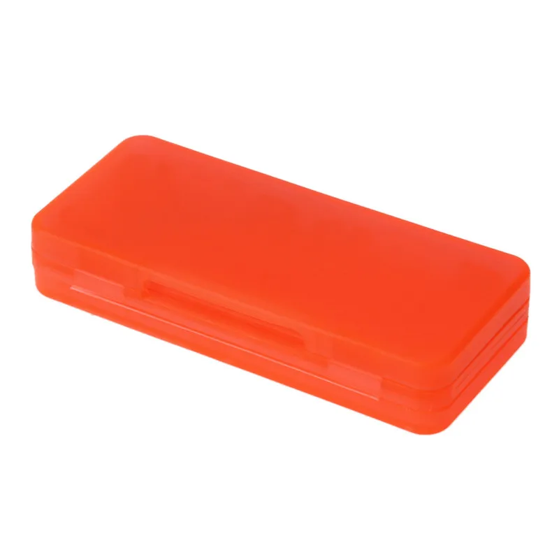 Чехол для карт для nintendo Switch пластиковый контейнер для хранения карточек для nintendo Switch карты памяти игровые карты защитный чехол - Цвет: Оранжевый
