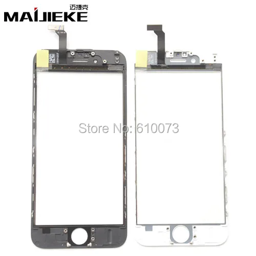 

10PCS MAIJIEKE Cold Press 3 in 1 For iPhone 6&6 plus Digitizer with Frame Screen Touch with Bezel OCA Assembly Replacement