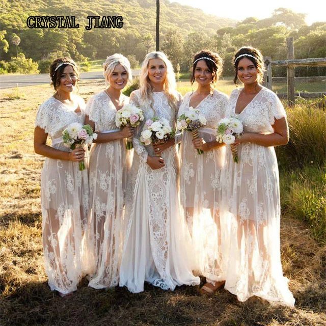 Ivory Bridesmaid Dresses