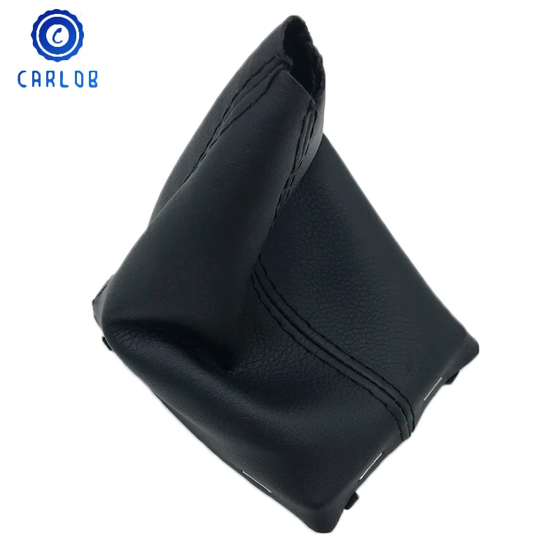 

Carlob Manual Car Gear Shift Knob Gaiter Boot Cover Collar Case for Ford Focus MK2 Titanium 2003-2011/C-Max 2003-2010 PU Leather