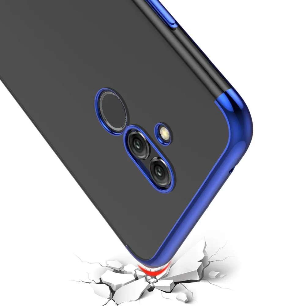 Plating Frame Bumper Clear Soft Silicone Case Cover For Huawei Mate 20 Lite Capa Ultra Thin TPU Coque sFor Huawei Mate 20 Lite (3)