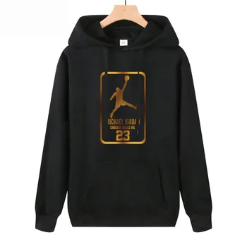 

2019 Autumn New Arrival High 23 Printed Sportswear Men Sweatshirt Hip-Hop Male Thin section Hooded Hoodies Pullover Hoody
