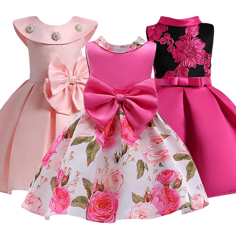 

2019 Easter Carniva Tutu Wedding Girls Dress Kids Dresses For Girls Vestidos Party Princess Dress Children Clothing 3 6 10 Year