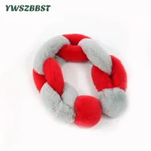 Детские шарфы с искусственным кроличьим мехом, плюшевый осенне-зимний бархатный шарф для маленьких девочек, детский шарф с воротником