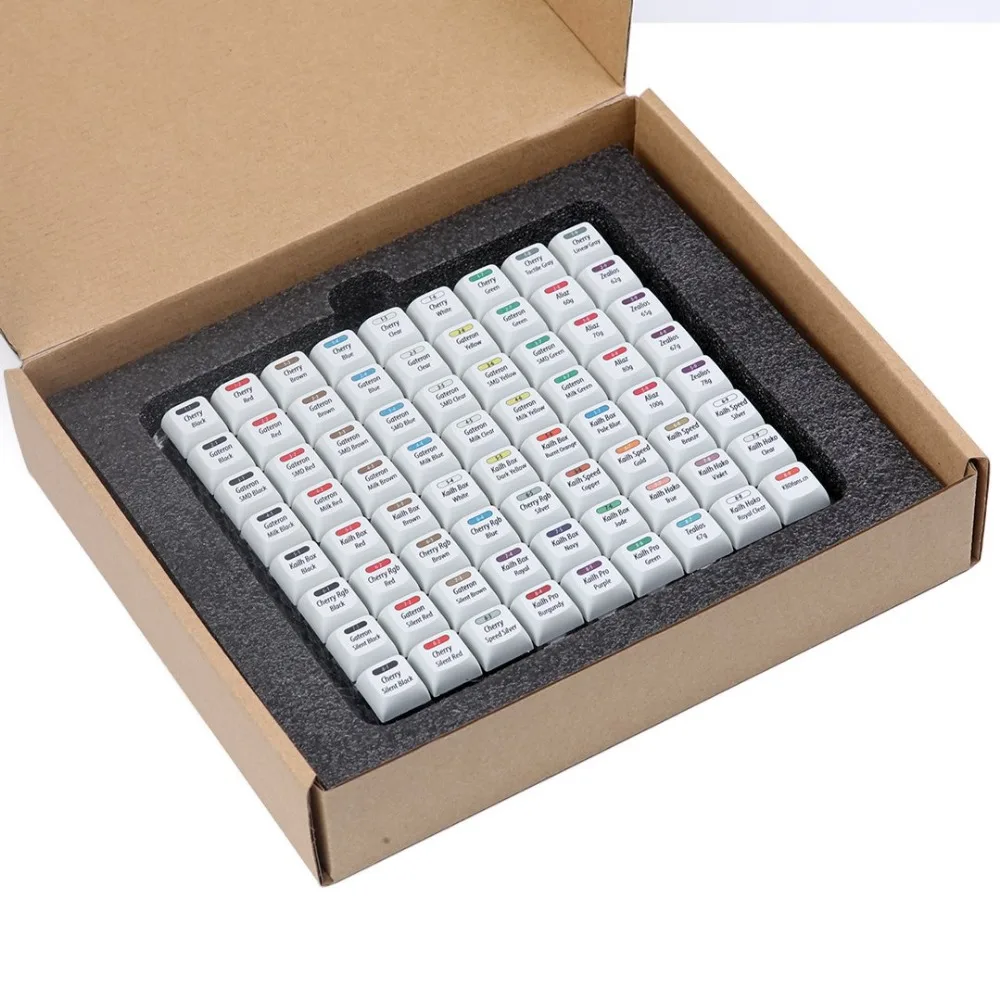 R3 KBDfans Ssuper 72 переключатель тестер все в одном с XDA Dye sub keycaps|Клавиатуры| |