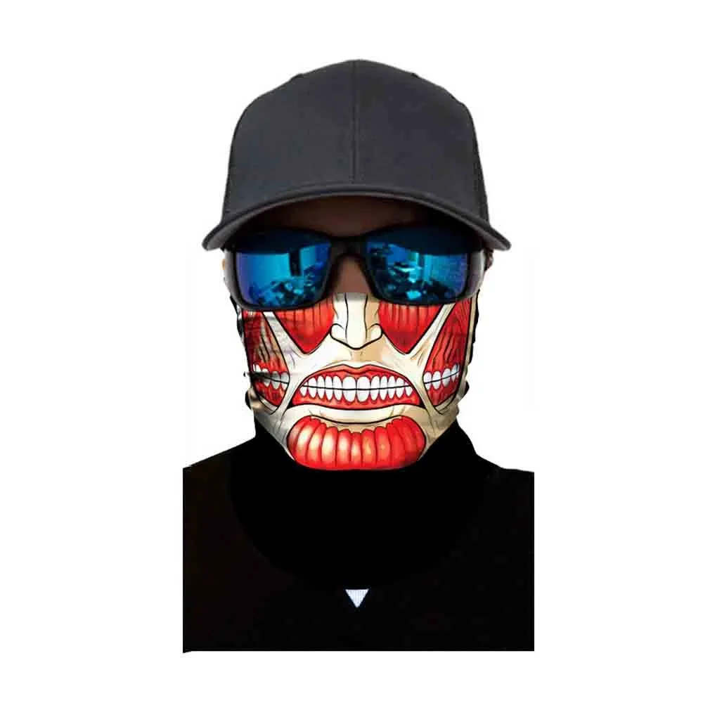 Мотоциклетная велосипедная голова теплый шарф на шею полулицевая маска уличный спортивный мотоциклетный череп Лыжная Балаклава головная повязка щит для лица