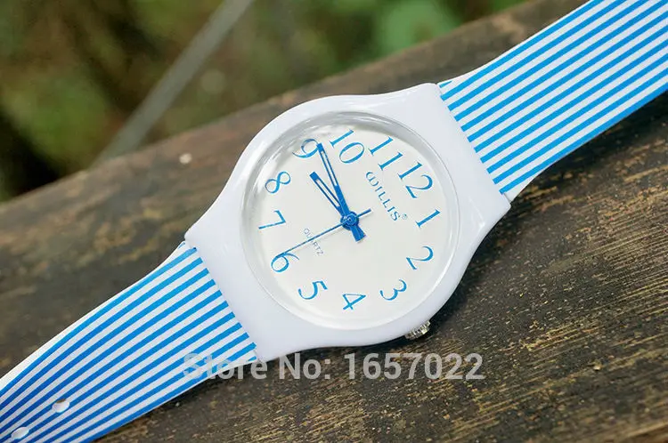 Лидирующий бренд NAZEYT для женщин Человек повседневное цвет линии силиконовый ремешок Мода кварцевые подарок наручные часы для женского