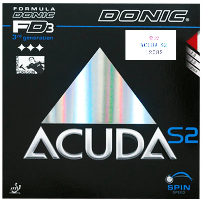 

DONIC ACUDA S2 Table Tennis Rubber Fast Attack Loop pimples in with sponge ping pong tenis de mesa