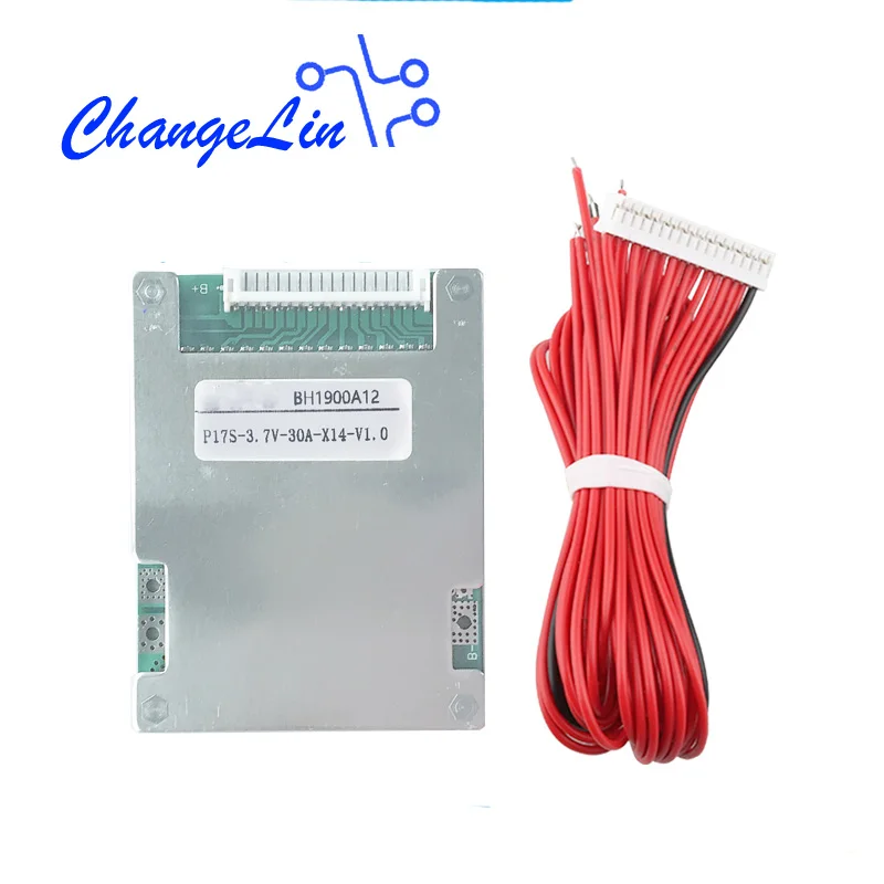 17 S 64 V 30A 25A литиевая аккумуляторная батарея 18650 BMS PCM Li Ion Lipo Защитная плата зарядка