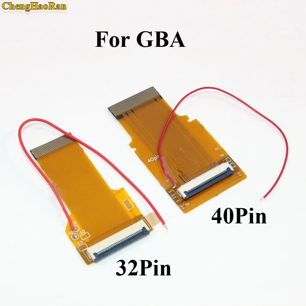 Сменный 32Pin 40 Pin для Gameboy Advance MOD ЖК кабель задней подсветки ленты GBA SP экран с