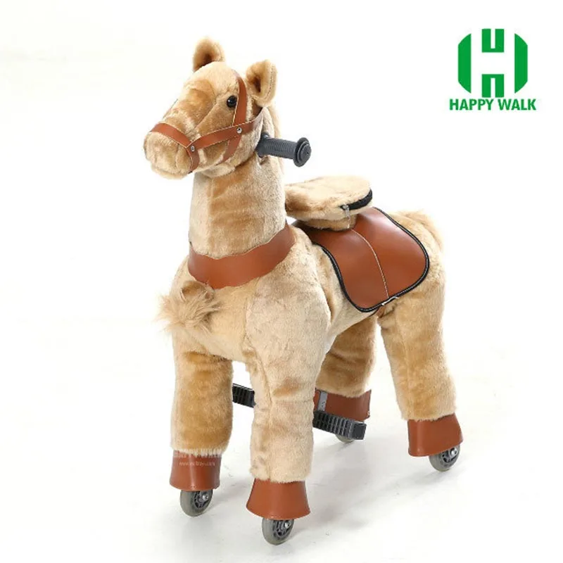 Ride on Horse Toy with Wheels for Kids Plush S Size Animal Rides Scooter Christmas Gifts for Kid Children New Year Birthday Gift Ride on Horse Toy with Wheels for Kids Plush S Size Animal Rides Scooter Christmas Gifts for Kid Children New Year Birthday Gift